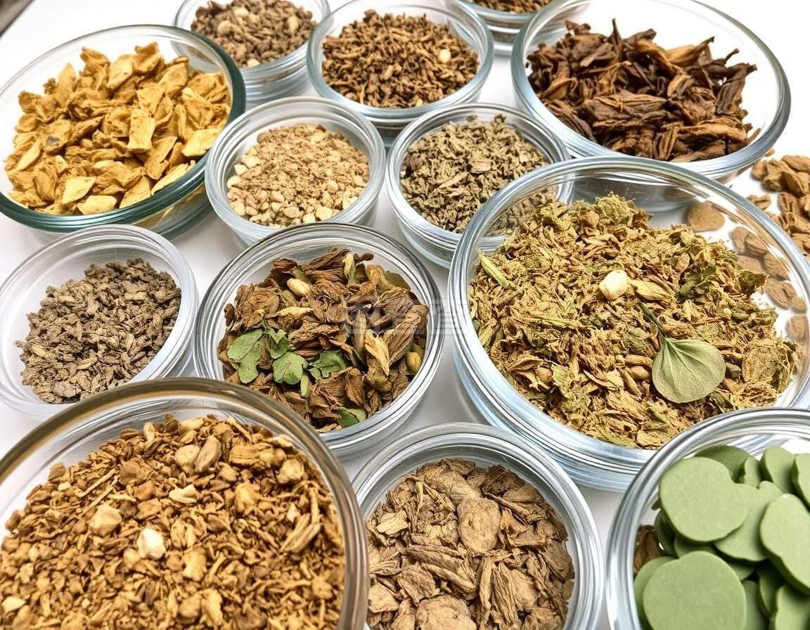 干燥的藥材