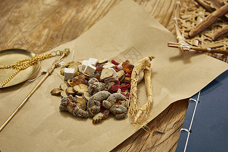 中藥背景圖片素材-正版創(chuàng)意圖片401795749